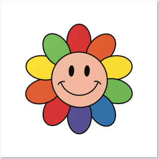 LGBT daisy flower Posters and Art